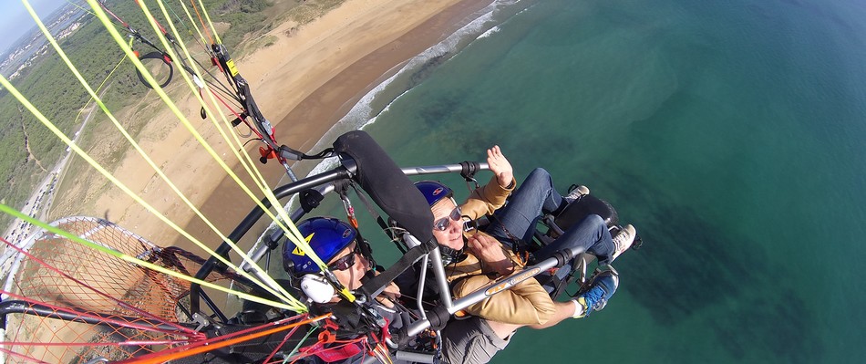 Faire du parapente en Vendée